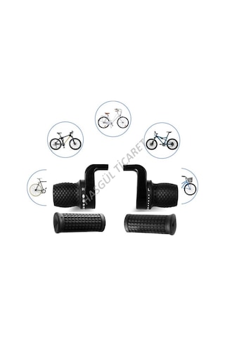 Hsgl Bisiklet Siyah Saıguan 3x7 Noktalı vites kolu Ergonomik Bi Siyah