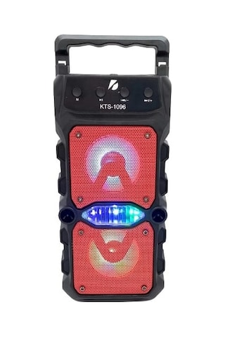 KTS-1096 Büyük Boy Çift Çıkışlı Ses Bombası Bluetooth Hoparlör