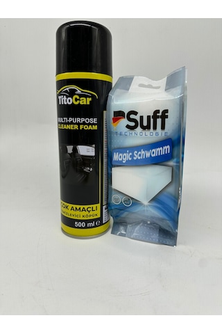 Titocar Çok Amaçlı Köpük Temizleyici Köpük & Sihirli Sünger