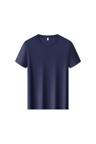 New Performance Premium Basic T-shirt 86.3% Nylon 13.7% Spandex Lacivert