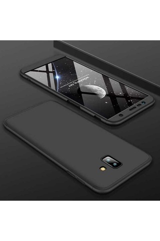 Samsung Uyumlu Galaxy J6 Plus Kılıf Zore Ays Kapak Siyah
