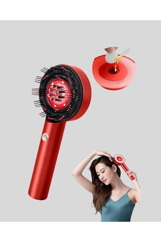 Xyt0860 - 277 - Masaj - Csmo-tex - Bakım Tarağı Kırmızı