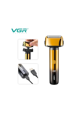 Vkemall Vgr367 Erkek Tıraş Makinesi, Sakal Kesme Ve Kaş Şekillendirme Aleti - Lcd Ekranlı