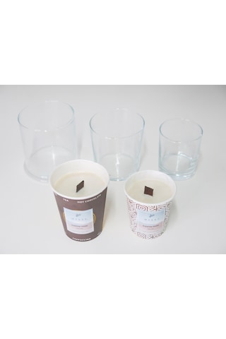 MİSSİ CRACKLING DARK AMBER VEGAN REFİL MUM 130 GR (ÇITIRTILI)