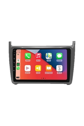 Volkswagen Polo 2014-2018 8gb Ram 128gb Hafıza 8 Çekirdek Carplay Kamera Android Multimedya 9"