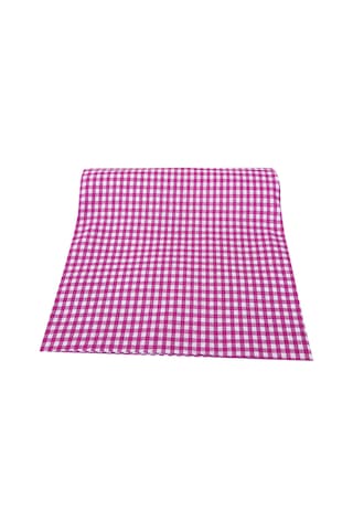Zefira 170x170 Cm Balkon, Piknik, Mutfak Masa Örtüsü & Yer Sofra Bezi Pembe