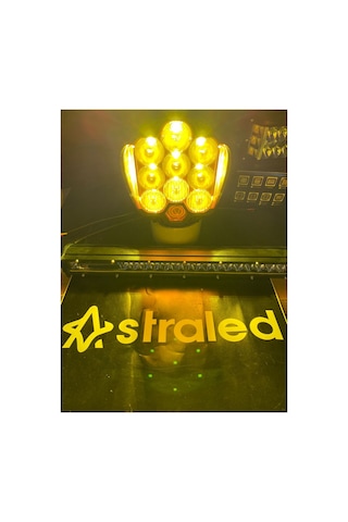 7 Inch Sarı Baja Style Led Çalışma Sis Lambası Offroad Sürüş Lambası