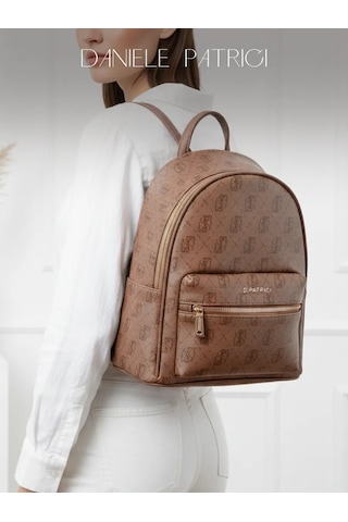 Daniele Patrici Şehir A5 Deri Sırt Çantası 210533355 Kahverengi