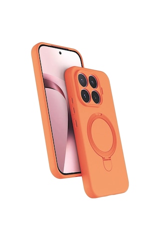 Newface Xiaomi Mi 17t Pro Regal Magsafe Standlı Kapak - Turuncu Diğer