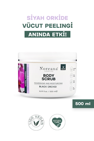 Doğal Body Scrub 500 Ml - Siyah Orkide Özlü