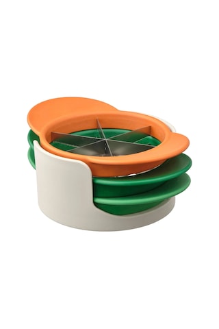 Ikea Uppfylld Meyve Ve Sebze Dilimleyici 12,5 X 7,4 Cm Yeşil Turuncu Açık Bej Çok Renkli
