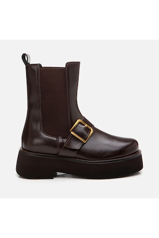 Hotiç Kahve Kadın Düz Bot 01boh298890a480 Kahve-brown Kahverengi