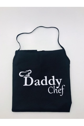 Daddy Chef - Siyah Mutfak Önlüğü Renkli