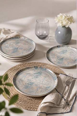Keramika Royal Pasta Tabağı 22 Cm 4 Adet 23456 Çok Renkli