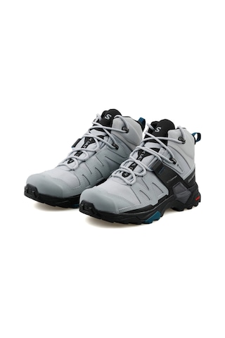 Salomon X Ultra 4 Mid Gtx Su Geçirmez Outdoor Bot Açık Gri / Siyah