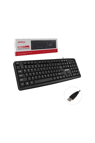 Jedel K-29 Kablolu Klavye Q Türkçe Jedel K-29 Kablolu Klavye Q Türkçe