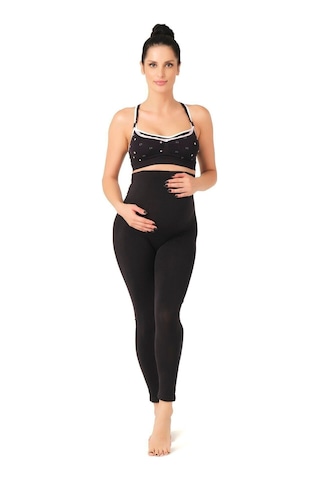 Kadın Dikişsiz Hamile Tayt Korse 1siyah
