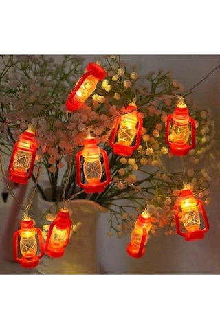 Tongxida 3m 20 Işık Led'leri Retro Gaz Lambası Yatak Odası Dekorasyonu Sıcak Beyaz Işıklar Diğer Diğer