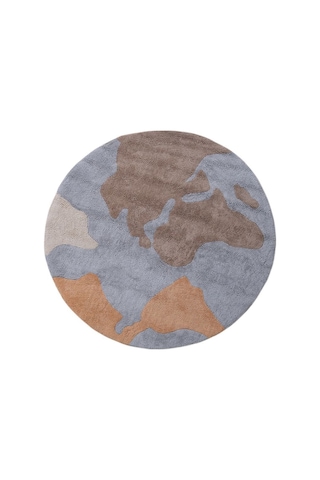 Furry Planet Halı Round 120 Cm