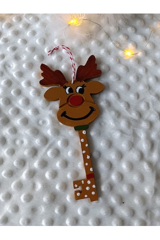 Geyik Anahtar Tılsım Noel Süslemeleri Noel Ağacı Asma Geyik Akses