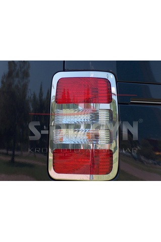 S-Dizayn  Volkswagen Caddy Krom Stop Çerçevesi 2 Prç 2004-2015