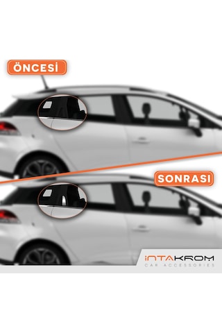 intakrom Renault Clio 4 Sport Tourer Krom Arka Kapı Kolu 2 Parça 2012-2021