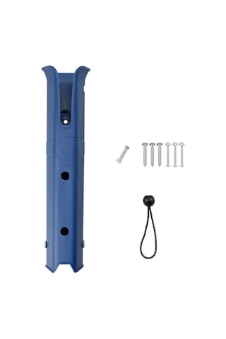 Youtek Plastik Balıkçılık Kamışı Tutucusu Mavi Güncellenmiş Versiyon - Bot, Kayak, Araç Ve Duvar Uyumlu Depolama Ve Taşıma Aracı Mavi