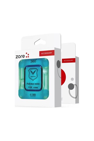 Watch 7 41mm Mkst Polymer Nano Ekran Koruyucu + Kolay Uygulama Aparatlı - Siyah
