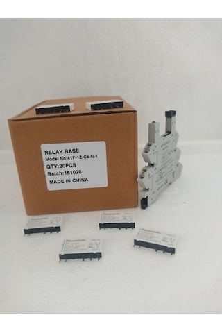 Panasonic Slim Röle Ve Tabanı (Takım) (6A 24V)