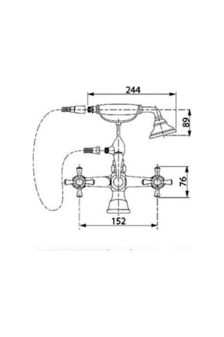 Ideal Standard Jado Lıghthouse Klasik Banyo Bataryası Takımı - H4041aa- Krom