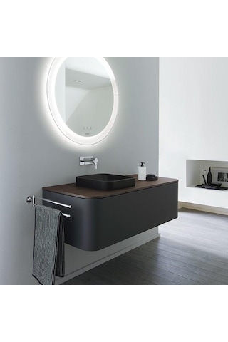 Duravit Lavabo Çanak Happy D.2 Plus 40 x 40 CM. Antrasit Mat 2359