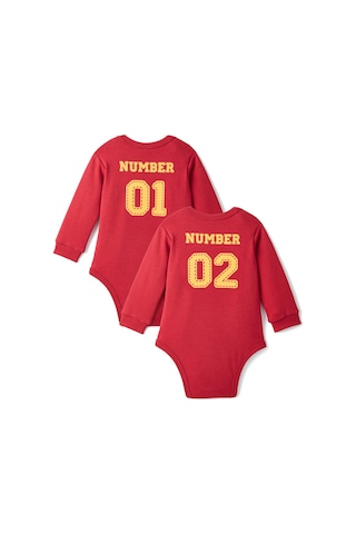 Galatasaray 2 Li Bebek Body B242021 Kırmızı