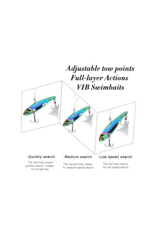 Neevoyu Metal Vıb Yaban Balığı Yemi 20g - Uzak Atışlı, Çok Renkli, Hızlı Batma, St36 Ve Kan Oluklu Tüy İğnesi, Tüm Su Tipleri İçin