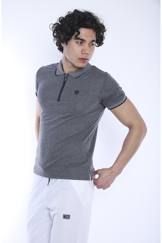 Escetic Erkek Spor G3 Melanj Polo Yaka Slim Fit T-Shirt-3346