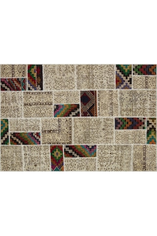 Farklı Kültürlerin Birleştiği Patchwork Halı 160x230 Cm - 6309