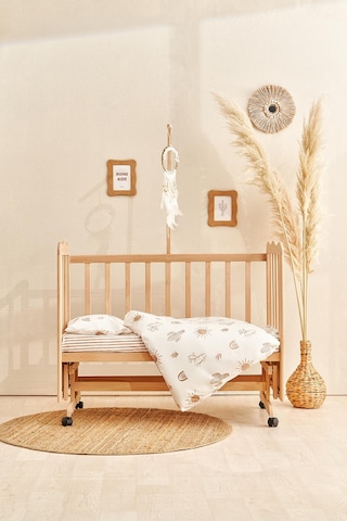 Soley Boho Çocuk Nevresim Takımı 160x220 Cm Bej