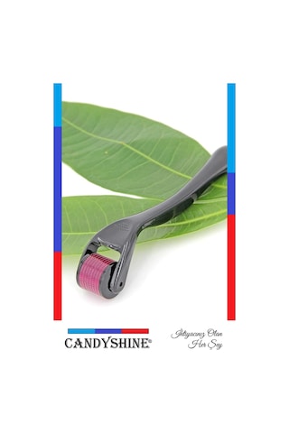 Candyshine 0.5 MM Deluxe Titanyum 540 İğneli Cilt Yüz Vücut ve Saç Yenileyici Dermaroller Cilt Masaj Aleti