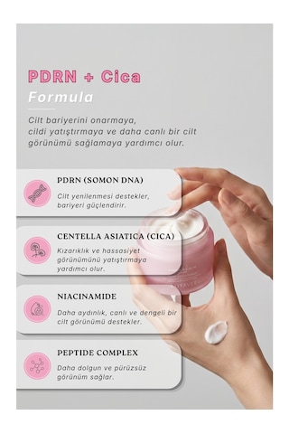 Botavee Pdrn, Cica Hassas Ciltler İçin Onarıcı, Canlandırıcı Ve Nemlendirici Yüz Kremi - 50 Ml