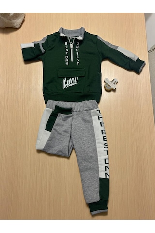 2iplik Takım Baskılı Yeşil