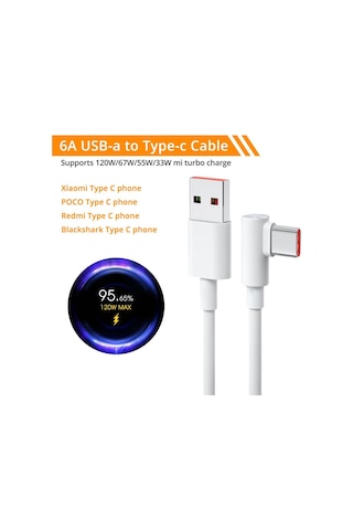 Redmibook 6a 120w Laptop İçin Şarj Kablosu 1 Metre Şarj Kablosu