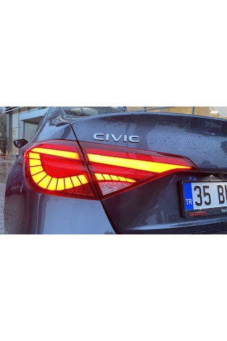 Cıvıc Fe1 2022+ Dragon Led Stop - Kırmızı