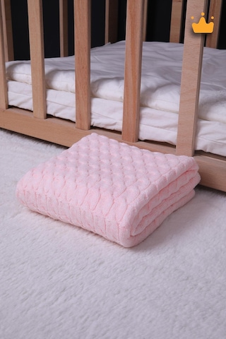 Babyhola 90x100cm Triko Kız Erkek Bebek Battaniye Tv Diz Battaniyesi 12642 001