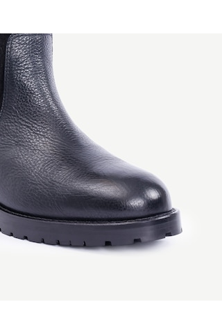 Yargıcı İçi Kürklü Deri Uzun Bot 25kkay4020x 001 Siyah