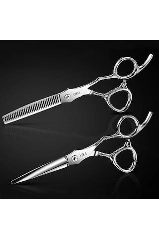 Pazly Profesyonel Saç Kesim Makası Gümüş Renk - Kaliteli Ve Hassas Gümüş