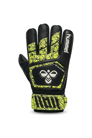 Özel Üretim Hummel Hml Starter Gk Black-yellow 7 No Kapalı Alan Maç Topu Antrenman Aleti Sarı - Siyah