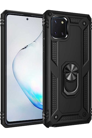 Samsung Uyumlu Galaxy A81 Note 10 Lite Kılıf Zore Vega Kapak Siyah