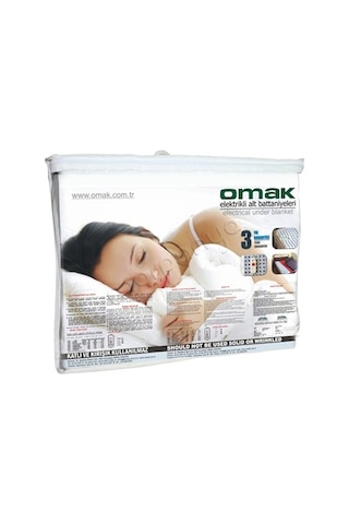 Omak Çift Kişilik Elektrikli Battaniye Çift Tek Kişilik Seçenekli 120X150 Çift Kişilik