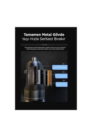 Sounddrive Siyah 2 Usb Port Girişli Transmitter Araç Şarj Cihazı 12w