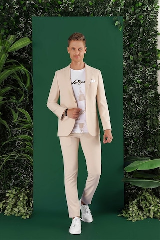 Efor C 645 Slim Fit Bej Spor Ceket Bej