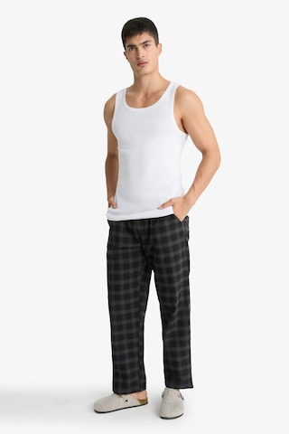 Defacto Slim Fit Dar Kesim Ribana 2li Atlet Y9056az25wnwt34 Beyaz